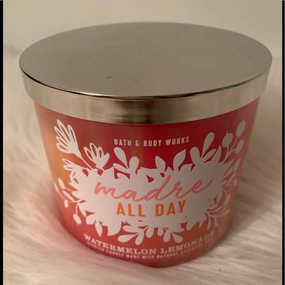 Bath and Body Works Large Soy Candle "Madre All Day" Great Gift!